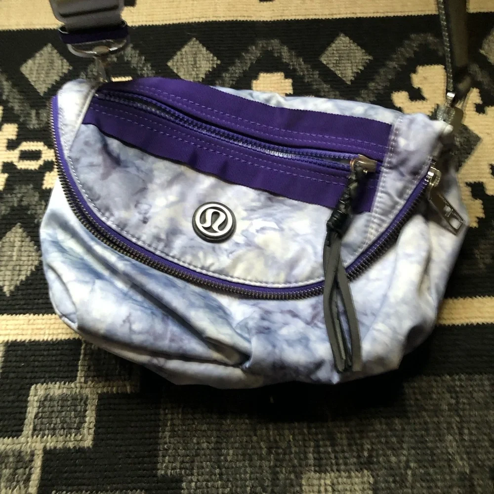 lululemon athletica Purple and Gray Women's Bag